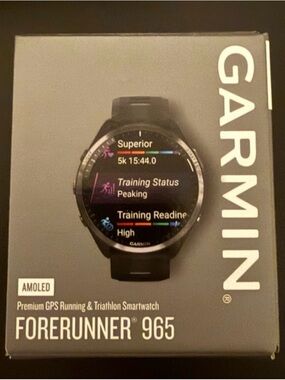 Garmin Forerunner 965 Smartwatch - Black